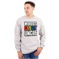 thumbnail image 1 of Worlds Gayest Uncle Birthday Pride Men's Long Sleeve Tee T Shirt Brisco Brands M, 1 of 6