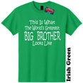 thumbnail image 1 of Worlds Greatest Big Brother Funny T-Shirt Gender Reveal Baby Shower Tee, 1 of 5
