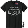 thumbnail image 1 of Worlds Greatest Big Brother Funny T-Shirt Gender Reveal Baby Shower Tee, 1 of 5
