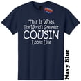 thumbnail image 1 of Worlds Greatest Cousin T-Shirt Funny Bestie Crew Matching The Twisted Donut, 1 of 5