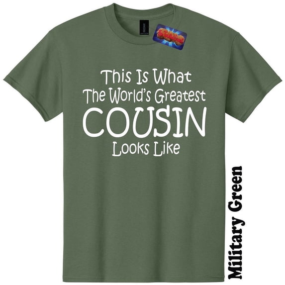 Worlds Greatest Cousin T-Shirt Funny Bestie Crew Matching The Twisted Donut