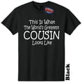 thumbnail image 1 of Worlds Greatest Cousin T-Shirt Funny Bestie Crew Matching The Twisted Donut, 1 of 5