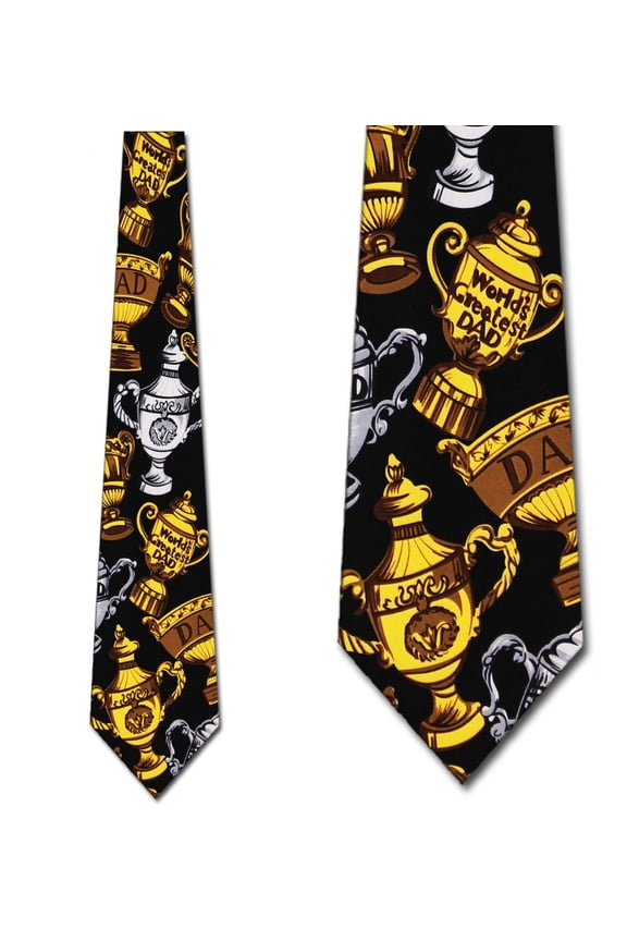 Worlds Greatest Dad Necktie Mens Tie