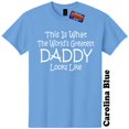 thumbnail image 1 of Worlds Greatest Daddy Funny T-Shirt Birthday Mothers Day Gender Reveal Baby Shower Christmas Gift 25 Colors 8 Sizes, 1 of 5
