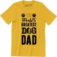 thumbnail image 1 of Worlds Greatest Dog Dad - Funny Father's Day Novelty Dog Lover Mens T-Shirt, 1 of 4