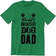 thumbnail image 1 of Worlds Greatest Dog Dad - Funny Father's Day Novelty Dog Lover Mens T-Shirt, 1 of 4