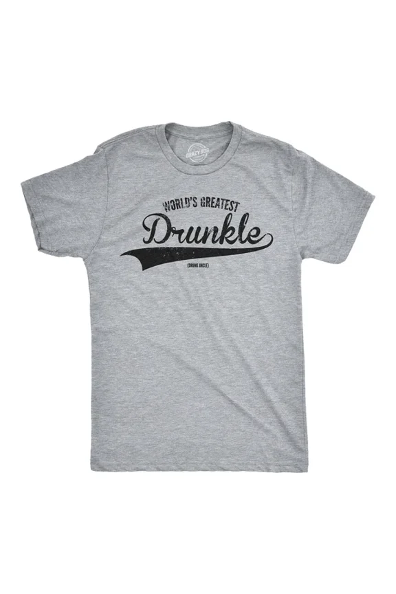 Worlds Greatest Drunkle Funny Uncle Family Hilarious Saying Unisex S-5XL Hot Trending Shirt, Vintage Birthday Gift