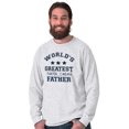 thumbnail image 1 of Worlds Greatest Farter Father Funny Men's Long Sleeve Tee T Shirt Brisco Brands S, 1 of 5