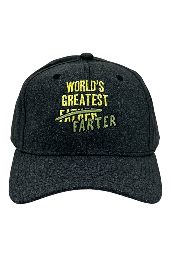 Worlds Greatest Farter Hat Funny Sarcastic Fathers Day Graphic Novelty Cap