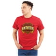 thumbnail image 1 of Worlds Greatest Father Trophy Dad Men's Graphic T Shirt Tees Brisco Brands S, 1 of 6