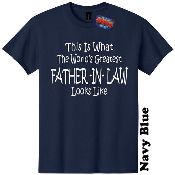 Worlds Greatest Father in Law T-Shirt Engagement Announcement Fathers Day The Twisted Donut