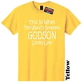 thumbnail image 1 of Worlds Greatest Godson T-Shirt God Child Tee The Twisted Donut, 1 of 5
