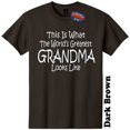 thumbnail image 1 of Worlds Greatest Grandma T Shirt Funny Mothers Day Gender Reveal Baby Shower Tee, 1 of 5