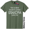 thumbnail image 1 of Worlds Greatest Grandma T Shirt Funny Mothers Day Gender Reveal Baby Shower Tee, 1 of 5