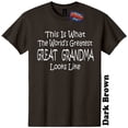 thumbnail image 1 of Worlds Greatest Great Grandma T Shirt Mothers Day Gender Reveal Baby Shower The Twisted Donut, 1 of 5