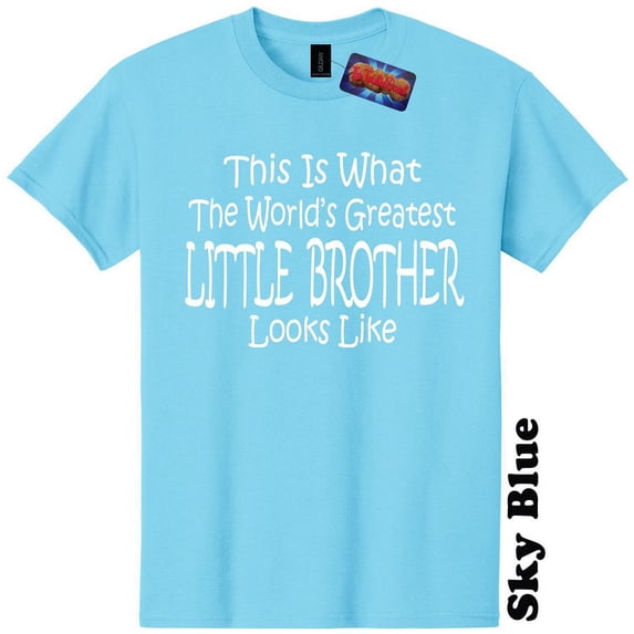 Worlds Greatest Little Brother T-Shirt Mommy Daddy The Twisted Donut