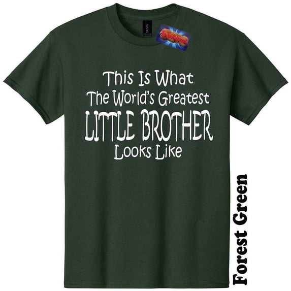 Worlds Greatest Little Brother T-Shirt Mommy Daddy The Twisted Donut