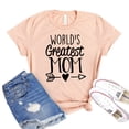 thumbnail image 1 of Worlds Greatest Mom T-shirt Best Mama Shirt Mothers Day Gift Cool Mommy Shirts Women's Mom Life Tshirt Motherhood Tee, 1 of 3