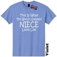 thumbnail image 1 of Worlds Greatest Niece Funny Birth Announcement T-Shirt Tee, 1 of 5