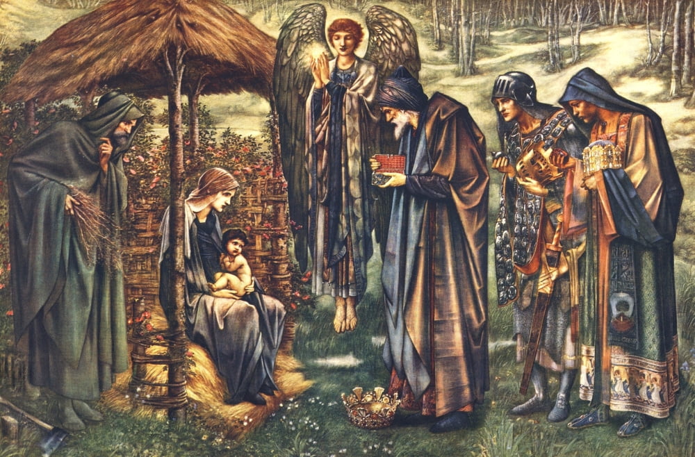 Worlds Greatest Paintings 1934 The Star of Bethlehem Canvas Art - Edward Burne-Jones (18 x 24)