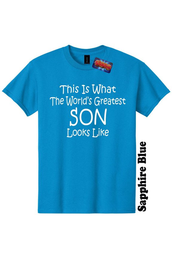 Worlds Greatest Son T-Shirt Mom Dad Tee The Twisted Donut