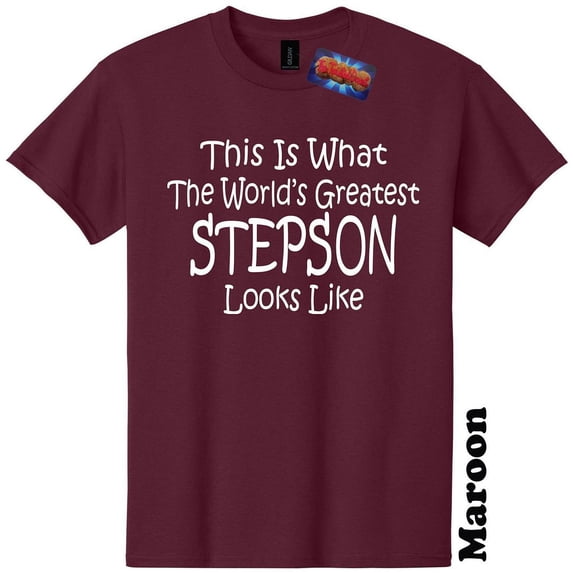 Worlds Greatest Stepson Funny T-Shirt Step Child Tee The Twisted Donut