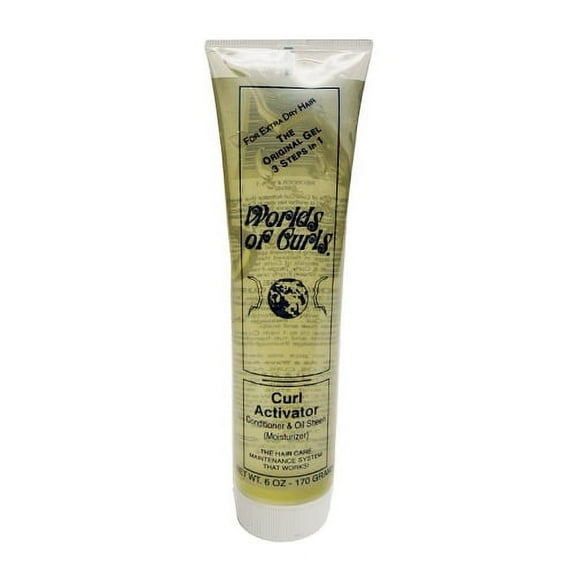 Worlds Of Curls Curl Activator Gel For Extra Dry Hair, 6 Oz