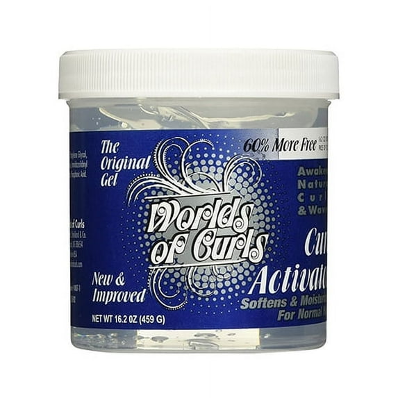 Worlds Of Curls Curl Activator Regular Gel, 16.2 Oz, 6 Pack