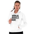 thumbnail image 1 of Worlds Okayest Aunt Niece Nephew Cute Hoodie Sweatshirt Women Brisco Brands S, 1 of 1