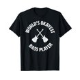 thumbnail image 1 of Worlds Okayest Bass Player t-shirt | bassist | bass guitar, 1 of 5