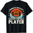 thumbnail image 1 of Worlds Okayest Fantasy Football Player Funny Draft Party Men T-Shirt, 1 of 5