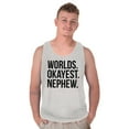 thumbnail image 1 of Worlds Okayest Nephew Aunt Uncle Joke Tank Top Sleeveless Tee Men Brisco Brands S, 1 of 5