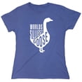 thumbnail image 1 of Worlds Silliest Goose Sarcastic Humor Novelty Funny Women's Casual Tees, 1 of 3
