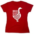thumbnail image 1 of Worlds Silliest Goose Sarcastic Humor Novelty Funny Women's Casual Tees, 1 of 3