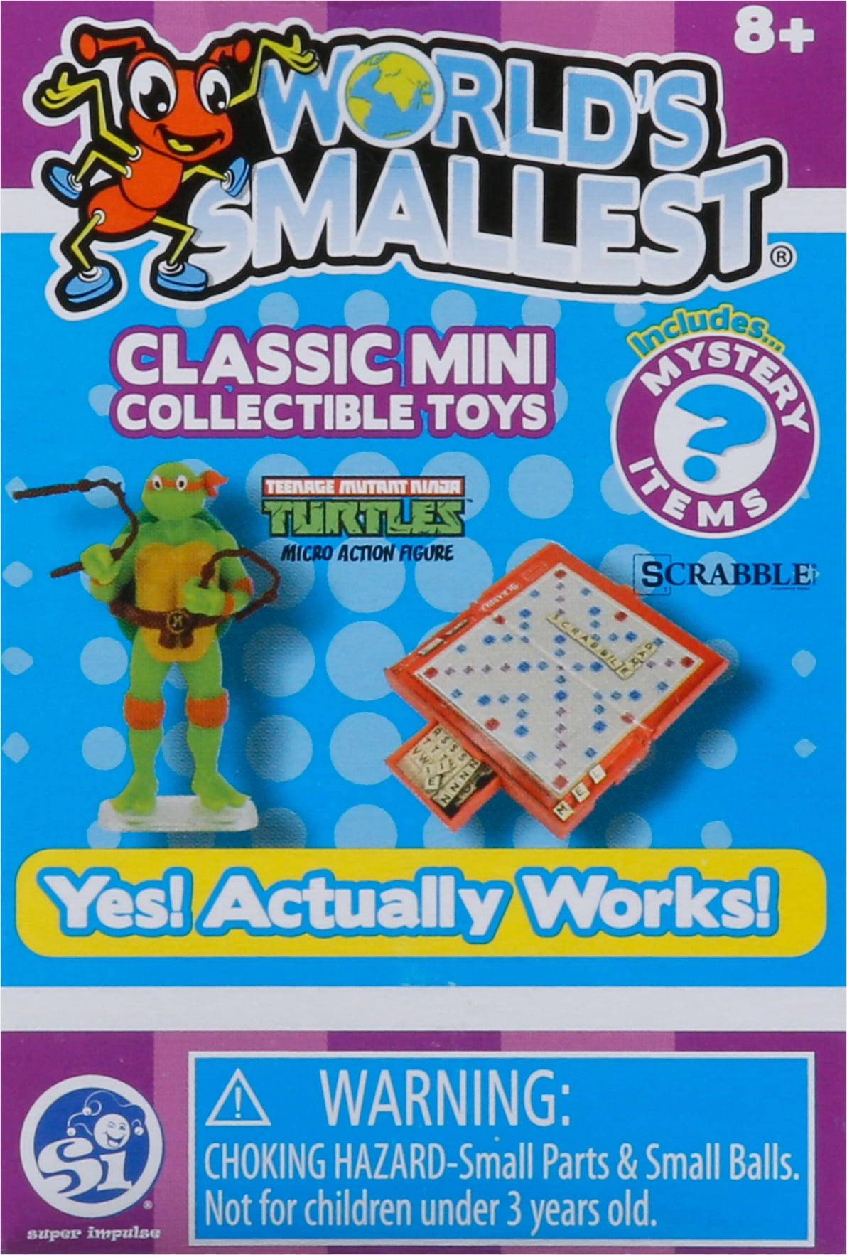 World's Smallest - Secret Smallest 2” Blind Box Miniature Classic Toy  (Display of 24) by Super Impulse