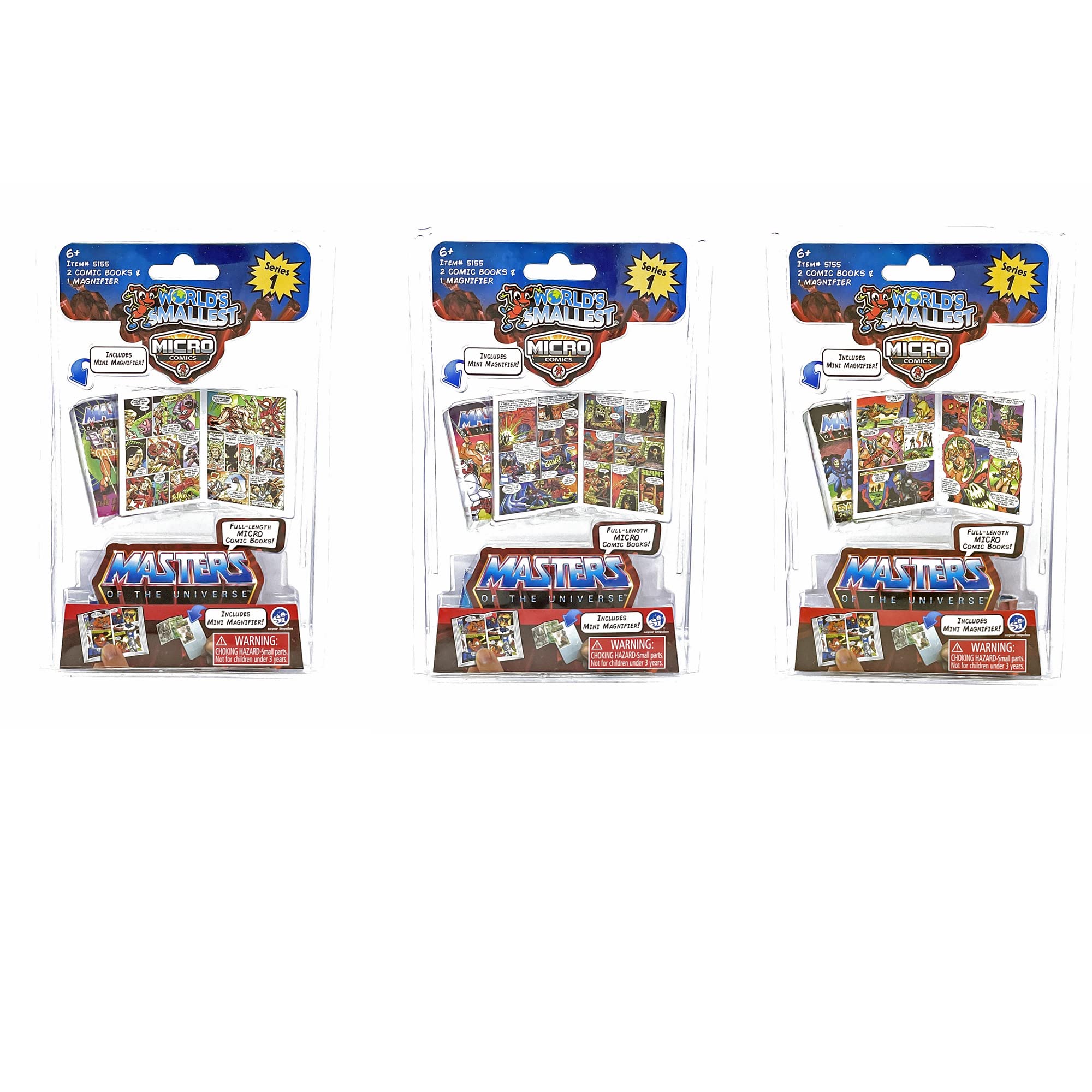 C29 Sign Worlds Smallest Masters of The Universe Micro Comics Set Bundle of 3 ...