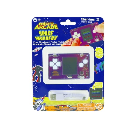 Worlds Smallest Micro Arcade Space Invaders Handheld Arcade