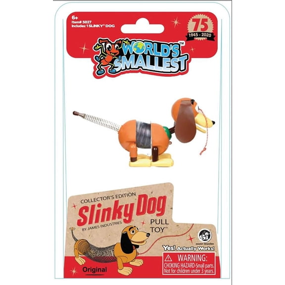 Worlds Smallest Slinky Dog Mini Retro Toy
