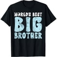thumbnail image 1 of Worlds best Big Brother T-ShirtMen's and women's gift, black and white T-shirt, size: Extra large S-4XL, 1 of 6