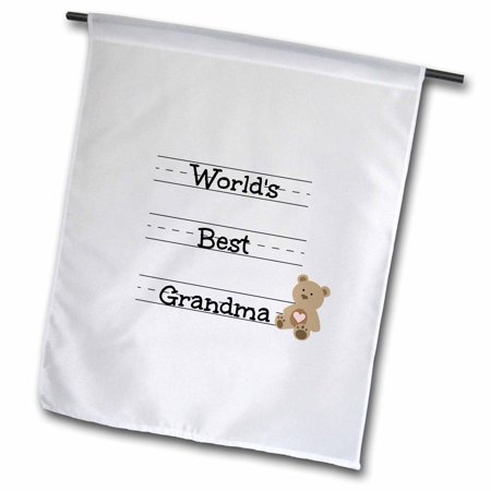 Worlds best Grandma 12 x 18 inch Garden Flag fl-224295-1