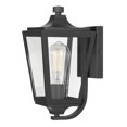 thumbnail image 1 of Worldwide Lighting E10009-001 13 in. Drayton 1-Light Painted Outdoor Wall Sconce Lamp&#44; Matte Black, 1 of 7