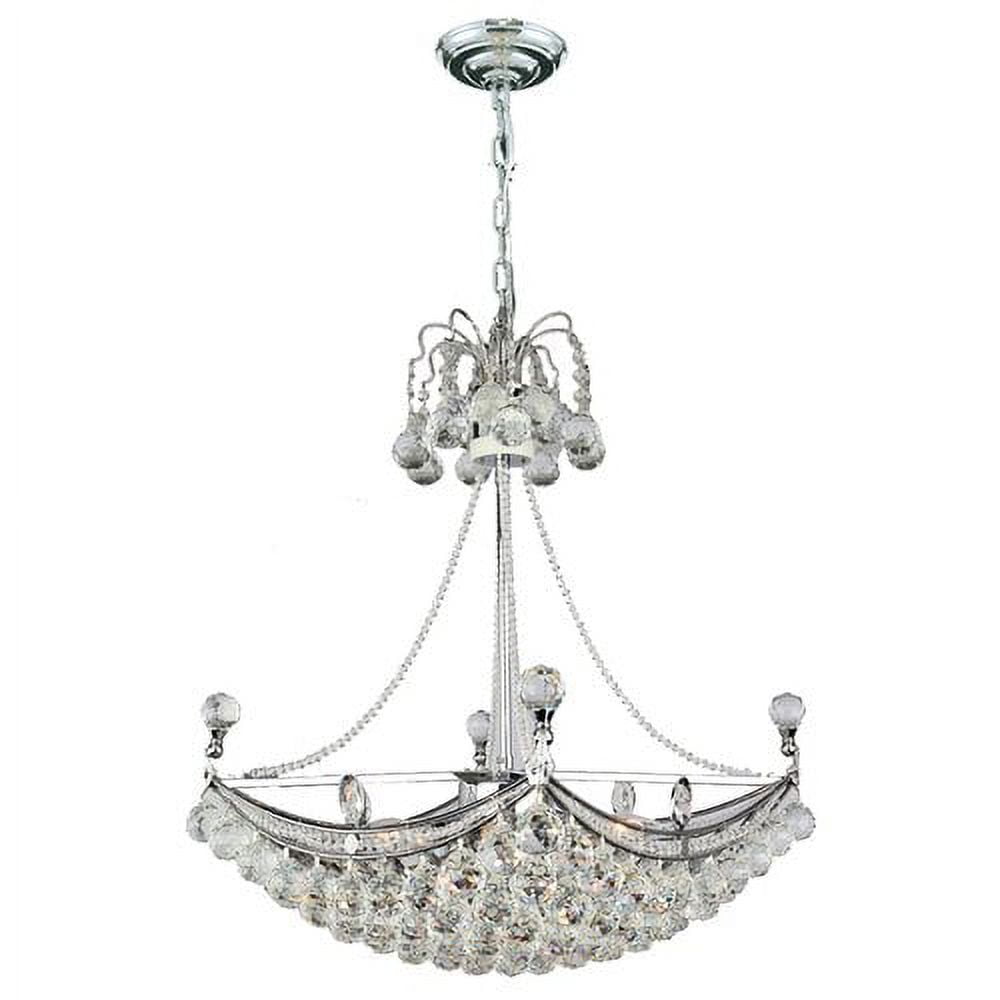Worldwide Lighting Empire 6Light Crystal Chandelier