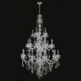 thumbnail image 1 of Provence Collection 25 Light Chrome Finish and Clear Crystal Chandelier 43" D x 68" H Three 3 Tier Extra Large, 1 of 6