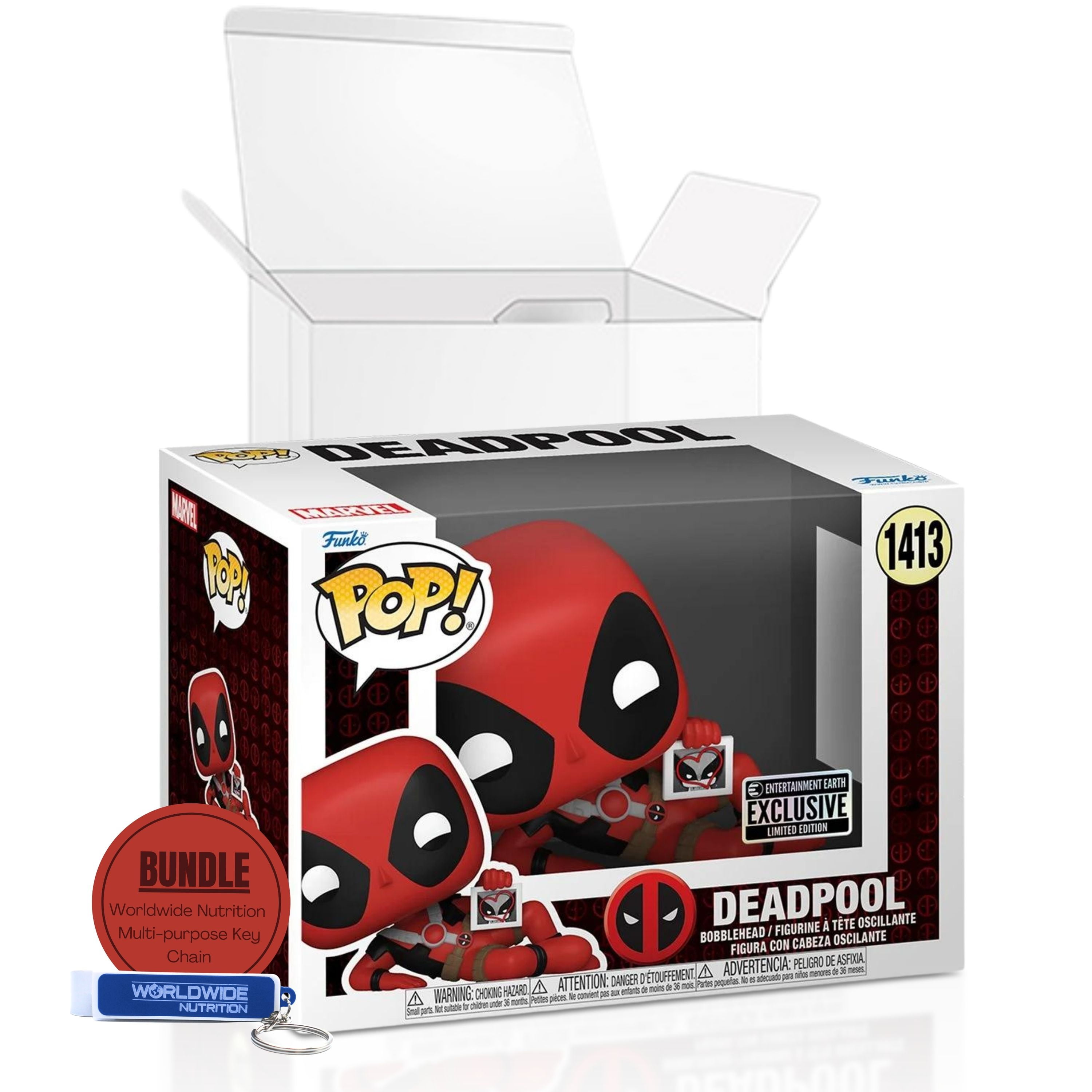 Deadpool Hearts Wolverine 1413 Funko Pop! EE Exclusive Limited Edition - Collectible Vinyl Figure