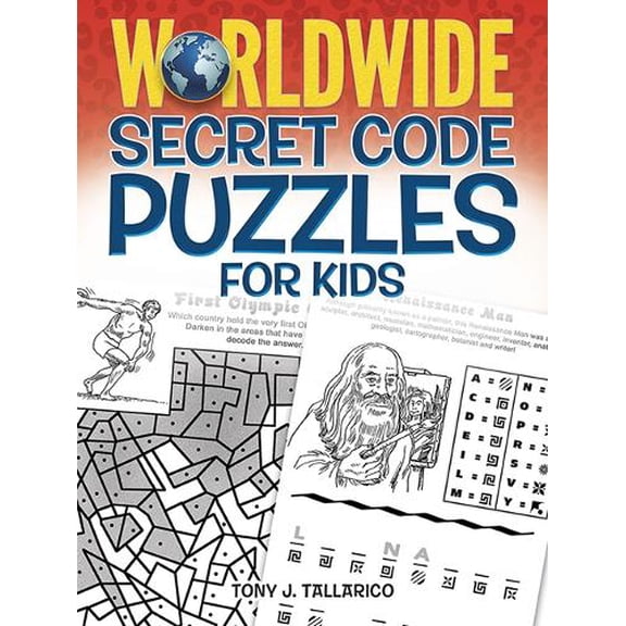 Pre-Owned Worldwide Secret Code Puzzles for Kids Paperback