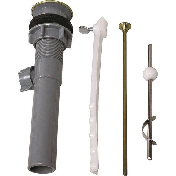 Worldwide Sourcing 20906 Bathroom Lavatory Assembly, Brass/Plastic