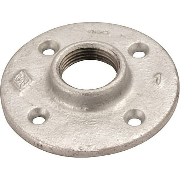 ProSource 27-11/2G Floor Flange, 1-1/2 in, 4.6 in Dia Flange, FIP, 4-Bolt Hole, 0.89 in L Through Bore