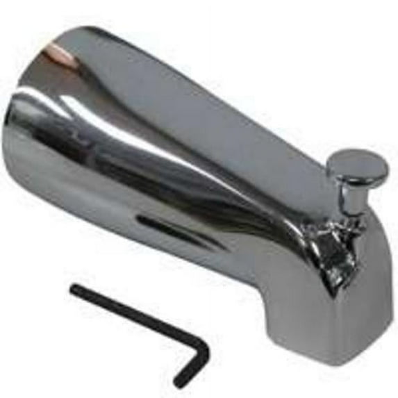 World Wide Sourcing 26629 Bathtub Spout, Slide Connect, Chrome