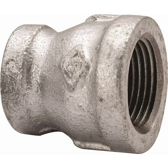 Worldwide Sourcing PPG240-10X6 Reducing Coupler, 3/8 x 1/8 in Threaded