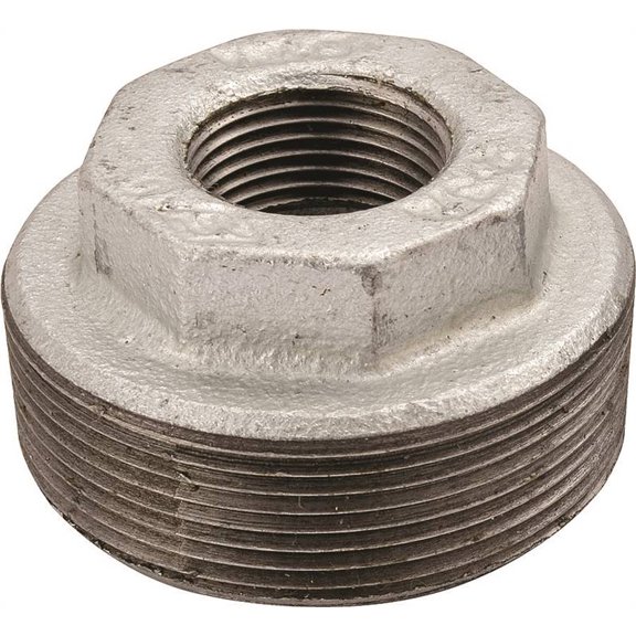Worldwide Sourcing PPG241-80X50 Malleable Pipe Bushing 3"X2"- Galvanized